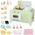 aiyaplay Kinderküche Spielküche mit Mikrowelle Spüle und Zubehör Spielzeugküche Puppenküche Spielset Spielzeug für Kinder Geschenk für Mädchen Jungen ab 3 Jahren Grün