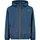CMP Regenjacke KID JACKET RAIN FIX HOOD Blau 128