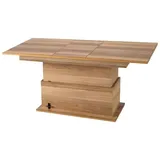 Couchtisch Ausziehbarer Esstisch Tisch Holz Braun Kaffeetisch Möbel - Braun