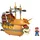 Jakks Pacific Bowsers Luftschiff-Spielset mit Mario-Actionfigur 6cm