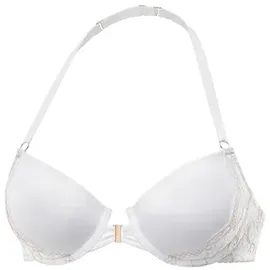 LASCANA Neckholder-BH Damen weiß-bronzefarben Gr.85B