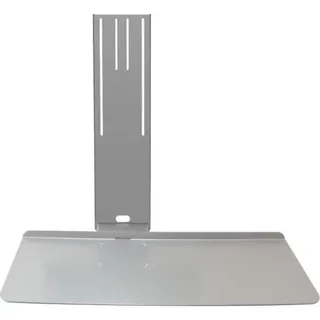 MonLines MTB001S Tastaturhalterung zur Monitor Befestigung Silber