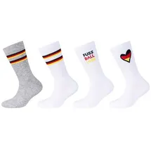 s.Oliver S. Oliver Kinder Socken 4er Pack originals in white mix & 1000 | Gr.: 31-34