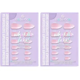 Essence what the fake! PRESS-ON NAILS manicure set Nr. 03 Nude, 28pcs