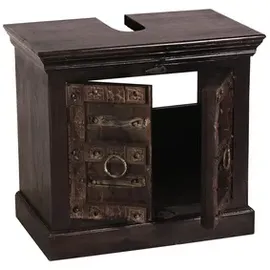 SIT Möbel Waschbeckenunterschrank Almirah 66 x 60 x 41 cm Braun