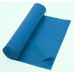 DEISS Mittlere Belastung Müllsäcke 240 L  Blau LDPE (Polyethylen niedriger Dichte) 42 Mikron 10 Stück