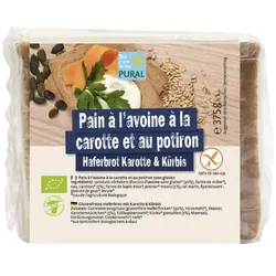 Pural Haferbrot Karotte-Kürbis glutenfrei bio
