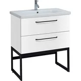 OPTIFIT Waschtisch 80 x 89,3 x 45 cm Weiß
