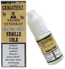 Vanille Cola 10ml 18mg NicSalt Liquid by Gangsterz