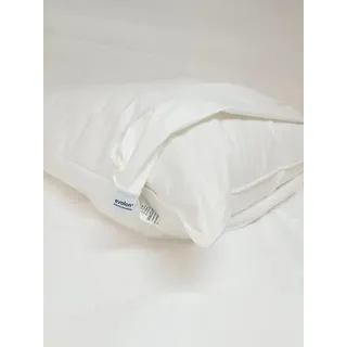 Evo-Pro-Tech EVOLON Bettbezug, eng anliegend, Schutz gegen Milben, Allergiker, Anti-Allergene, Acari wasserdicht, Milben – Weiß, 155 x 220 cm