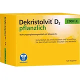 Trommsdorff Dekristolvit D3 2000 I.E. pflanzlich Kapseln 120 St