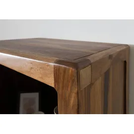MASSIVMOEBEL24.DE Standregal 60 x 45 x 200 cm Braun