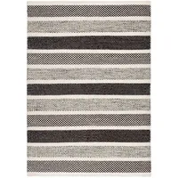 rug and roll Handwebteppich, Grau, Textil, Ethno, Rechteckig, 55x80 cm, für Fußbodenheizung geeignet, Teppiche & Böden, Teppiche, Flachgewebe-Teppiche