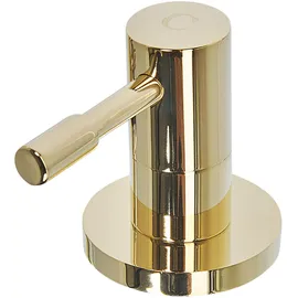 Beliani Beliani, Küchenarmatur, Wasserhahn 3- Loch Waschtischarmatur Messing Gold