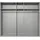 WIMEX »Rimini by fresh to go, weiß oder graphit mit schwarzen Metallgriffen«, inklusive LED Beleuchtung, 3 Breiten: 200, 250 oder 300cm, 216cm hoch