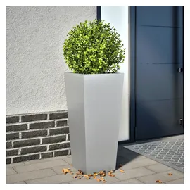 vidaXL Pflanzkübel 35x35x75 cm Verzinkter Stahl