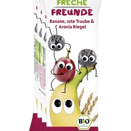 Erdbär Freche Freunde Bio Fruchtriegel Banane-Rote Traube-Aronia 4 x 23 g