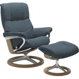 Stressless® Relaxsessel »Mayfair«, mit Signature Base, Größe S, M & L, Gestell Eiche blau
