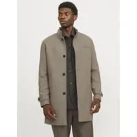 JACK & JONES Melton Mantel grau M