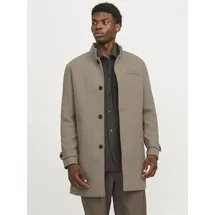 JACK & JONES Melton Mantel grau M