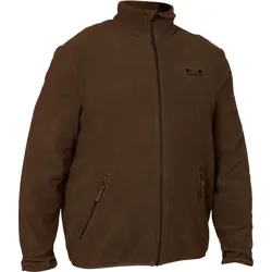 Fleecejacke 100 braun ebenholzbraun 2XL