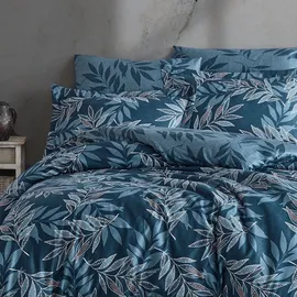 Traumschlaf Irene Floral Blau 240 x 220 cm + 2 x 80 x 80 cm