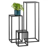 bremermann Blumenhocker 30 x 30 x 90 cm Schwarz