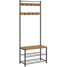 VASAGLE Garderobe Vasagle 70 x 175 x 32 cm Schwarz