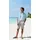 John Devin Shorts JOHN DEVIN "- Bermuda in sommerlichen Farben", Herren, Gr. M, N-Gr, beige, Web, Obermaterial: 97% Baumwolle, 3% Elasthan, unifarben, regular fit kurz, Hosen Shorts, kurze Schlupfhose aus elastischer, gewebter Baumwollqualität