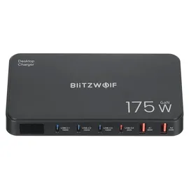BLITZWOLF BW-S30 6-in-1 Charging Station 4xUSB-C + 2xUSB 175 W,