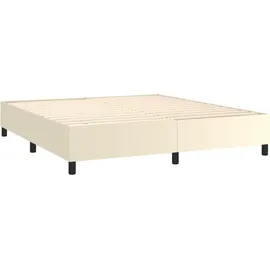 vidaXL Boxspringbett 180 x 200 cm Creme