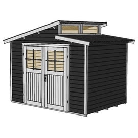 Weka Gartenhaus 226 2,95 x 2,09 m anthrazit