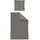 IRISETTE Mink 8835 Meliert Grau 135 x 200 cm + 2 x 80 x 80 cm