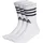 adidas 3-Streifen Cushioned Crew Socken 3 Paar White / Black 34-36