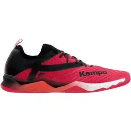 Kempa Wing Lite 2.0 Handballschuhe, Sportschuhe, Turnschuhe, Rot Schwarz, 43 EU