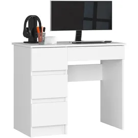 akord furniture factory AKORD A7 links in der Farbe Weiß mit B90 x H77 x T50 cm
