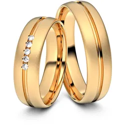 Trauringe D ̧sseldorf 585er RosÈgold - 9009