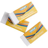 Stylex Radiergummi, 3 Stück, weiß