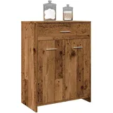 vidaXL Badschrank Altholz-Optik 60x33x80 cm Holzwerkstoff