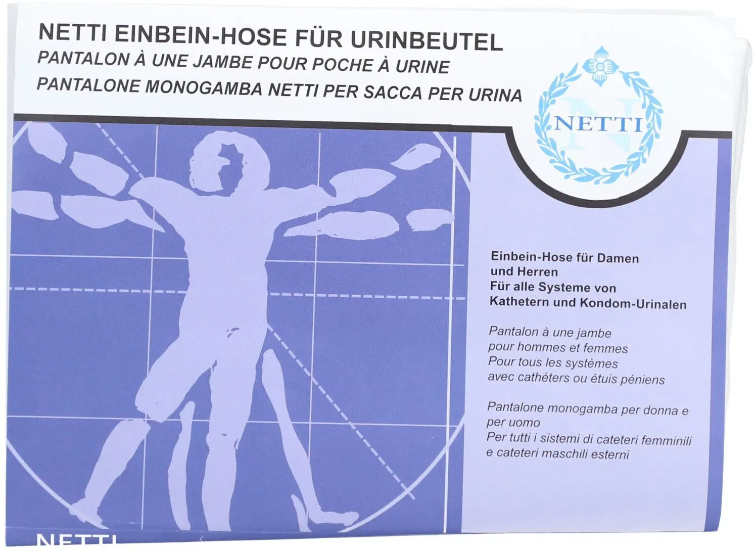 Netti Ein Bein Hose M Damen/Herren