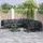 vidaXL Garten-Lounge-Set 9-tlg. schwarz