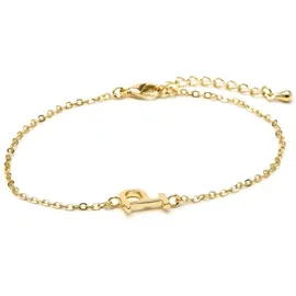 Luxenter bracelet with 18-K yellow gold finish - Alphabet | Gr.: onesize