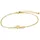 Luxenter bracelet with 18-K yellow gold finish - Alphabet | Gr.: onesize