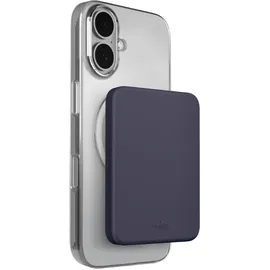 PURO 4200mAh Ultradünne MagSafe USB-C-kompatible Powerbank – Grau