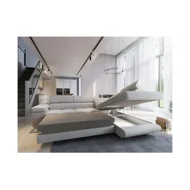 masseno Eckcouch Polyester mit Schlaffunktion 2-Sitzer Grün