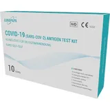 EUROPAPA® Corona Laientest Selbsttest Covid-19 Antigentest auf SARS-CoV-2 Schnelltest zur Eigenanwendung Testkassete Probentupfer Antigenextrakt einzelverpackt