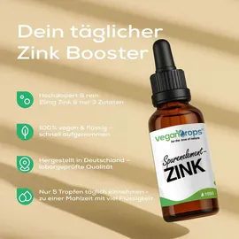 vegandrops Vegan Drops Zink Tropfen 50 ml
