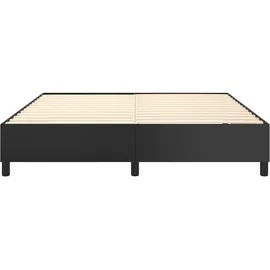 vidaXL Schwarz 180x200 cm Kunstleder