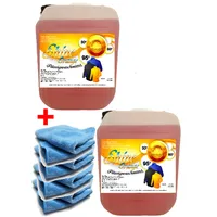 2x 10 L Orangen Waschmittel + 5T Flüssigwaschmittel Vollwaschmittel  Gel Wäsche