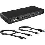 Icy Box IB-DK2245AC, USB-C 3.0 13-in-1 USB 3.0 Type-A + Type-C® Dock mit PD 65 W